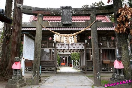 Япония. Храм Ясака дзиндзя.