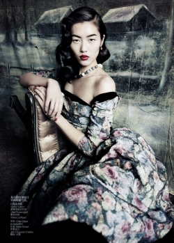 Liu Wen Для Vogue China сентябрь 2010