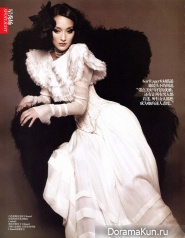 Zhou Xun для Vogue China January 2013