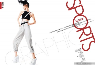 Ji Lili для Vogue China январь 2012