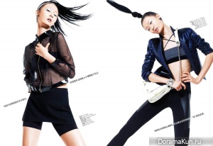 Ji Lili для Vogue China январь 2012