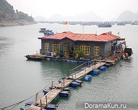 Плавающие деревни острова Кат Ба во Вьетнаме