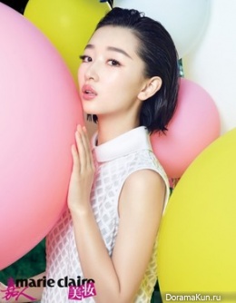 Zhou Dongyu для Marie Claire October 2014
