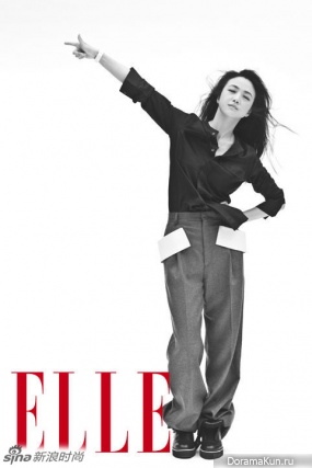 Tang Wei для Elle October 2014