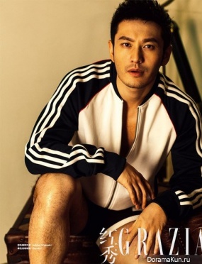 Huang Xiao Ming для Grazia April 2015