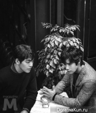Kim Woo Bin и Lee Byung Hun для M Magazine Vol. 193 Extra Decemer 2016