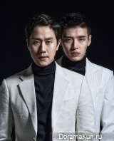 Kang Ha Neul, Jung Woo для Cine21