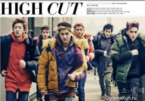 EXO-K в журнале ‘High Cut’