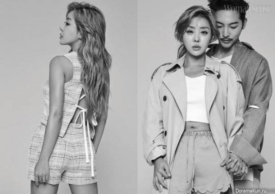 Brown Eyed Girls (Narsha), Hwang Tae Kyung для Woman Sense August 2017