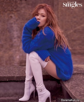 Hyuna для Singles February 2017