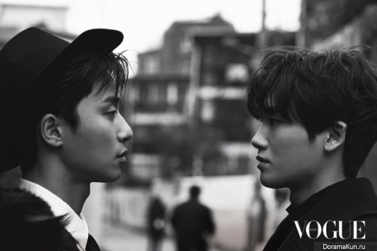 Park Seo Joon, Hyungsik (ZE:A) для Vogue December 2016