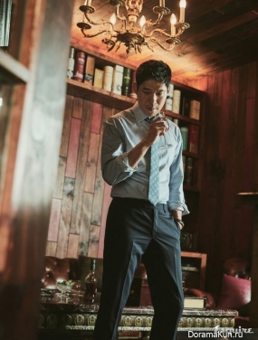 Yoo Jun Sang для Esquire August 2017