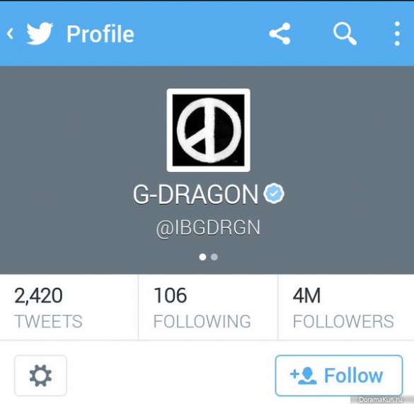 G-Dragon в Twitter
