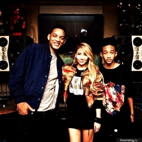 CL with Will and Jaden Smith