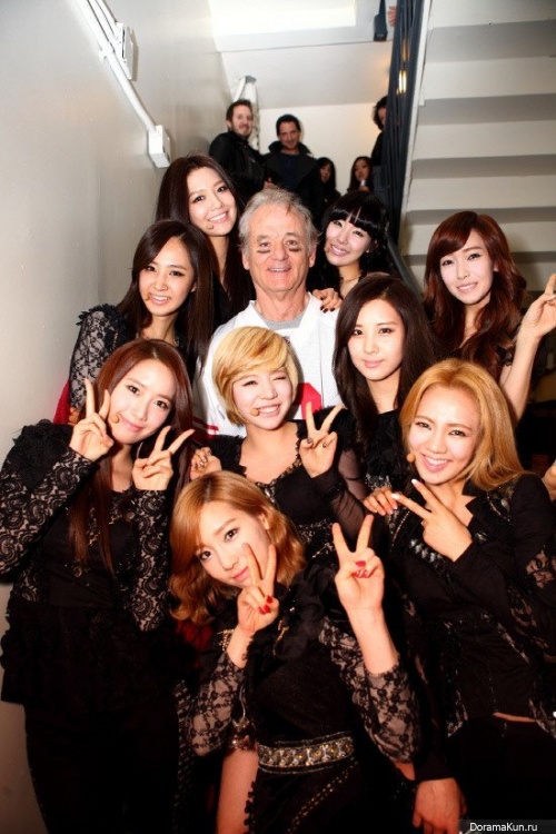 Girls' Generation & Bill Murray
