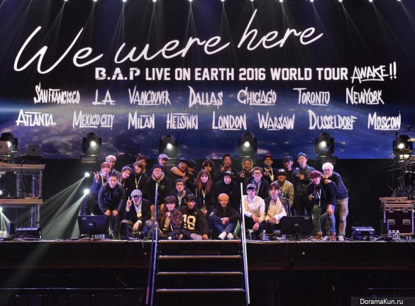 Team B.A.P LIVE ON EARTH 2016 WORLD TOUR AWAKE