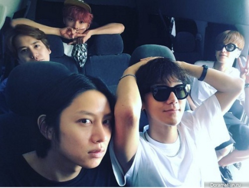 Heechul and friends