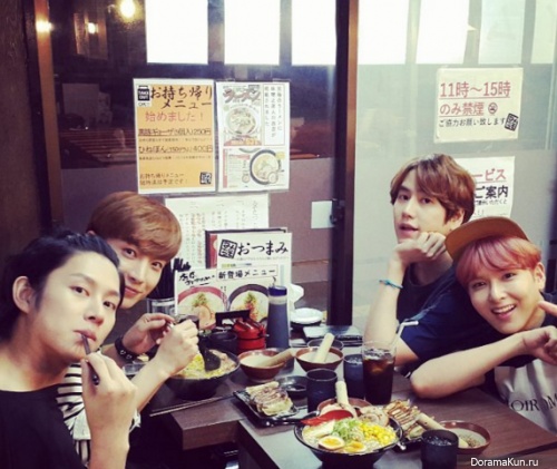 Heechul and friends