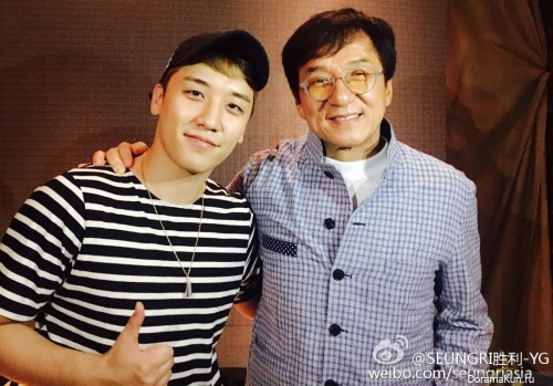 Seungri and Jackie Chan