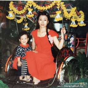 Jackson with a mother