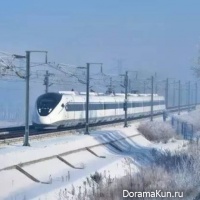 the high-speed train in China