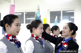 Chinese flight attendants