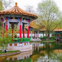 Chinese garden in Moscow