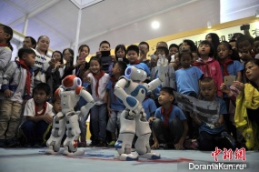 China. Robots