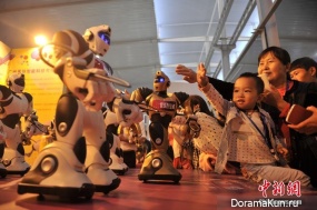 China. Robots