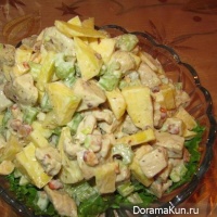 Tropical chicken salad