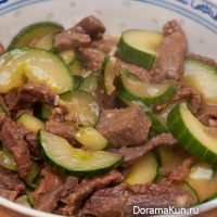 Cucumbers with meat