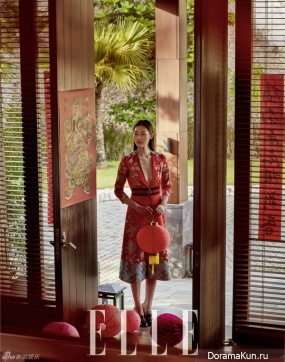 Liu Wen для Elle China 2016