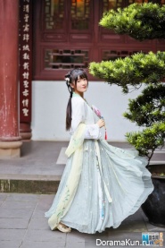 Xu Jiao Photos Han-style clothes August 2016