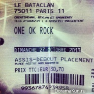 Билет на One Ok Rock