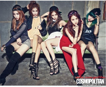4Minute для Cosmopolitan March 2015
