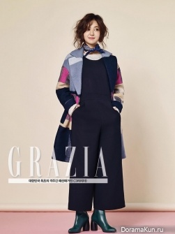 Baek Jin Hee для Grazia November 2015 Extra