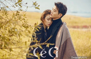 Choi Woo Sik, Jang Hee Ryung для CeCi November 2015