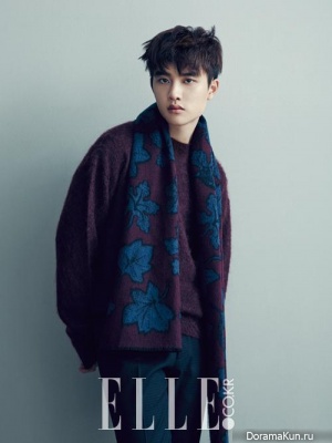EXO (D.O) для Elle December 2014 Extra