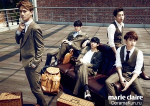 EXO для Marie Claire October 2014