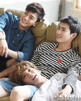 Baekhyun, Suho, Chen (EXO) для @Star1 August 2015