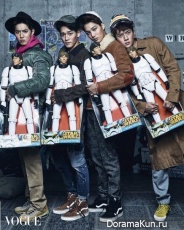 EXO для Vogue Korea December 2015 Extra