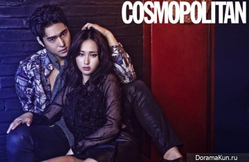 Go Kyung Pyo, Ryu Hye Young для Cosmopolitan September 2015