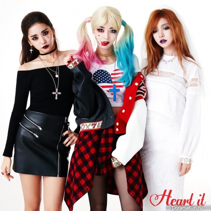Hello Venus (Alice, Nara, Yooyoung) для Heart It October 2015