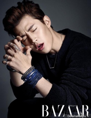Super Junior (Henry) для Harper’s Bazaar October 2014 Extra