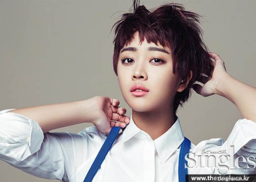 Jo Bo Ah для Singles January 2015