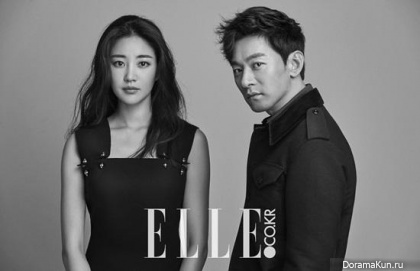 Joo Jin Mo, Kim Sa Rang для Elle June 2015