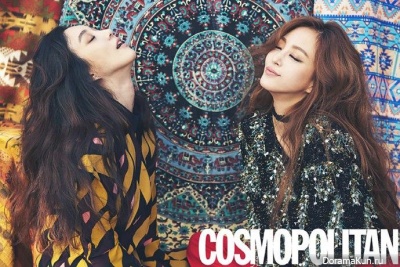Jung Ryu Won, Han Ye Seul для Cosmopolitan September 2015