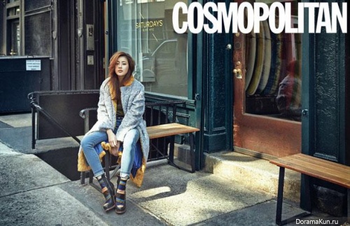Kang So Ra для Cosmopolitan October 2015