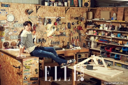 Lee Chun Hee для Elle March 2015