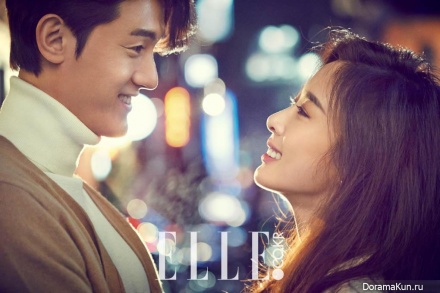 Lee Ki Woo, Lee Chung Ah для Elle March 2015